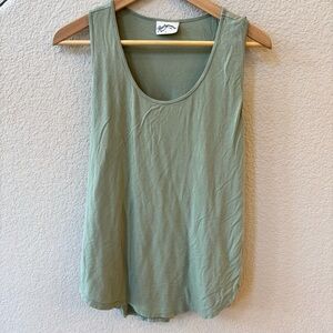 Peachy Mama nursing tank sage green size S